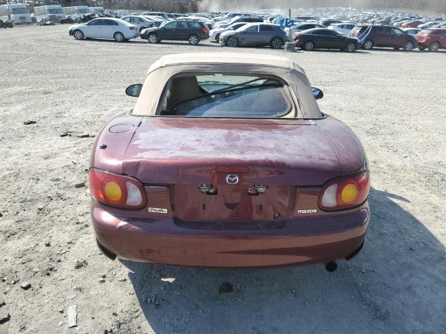 JM1NB353530301002 - 2003 MAZDA MX-5 MIATA BASE BURGUNDY photo 6
