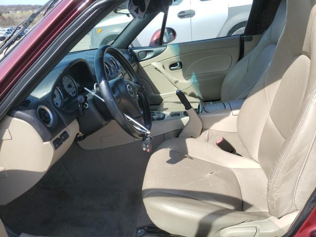 JM1NB353530301002 - 2003 MAZDA MX-5 MIATA BASE BURGUNDY photo 7