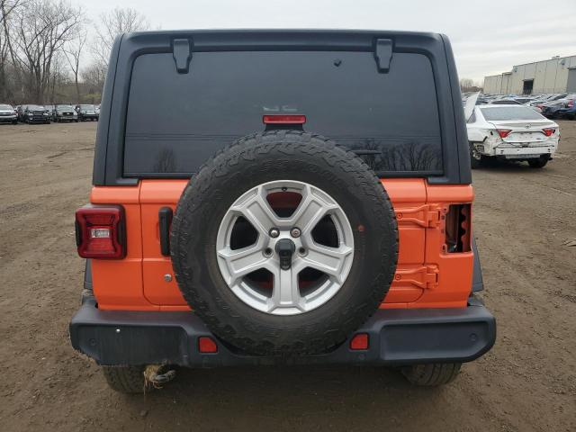 1C4GJXAG5JW204677 - 2018 JEEP WRANGLER SPORT ORANGE photo 6