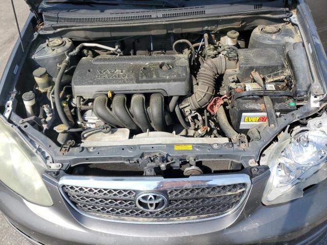 1NXBR32E25Z438619 - 2005 TOYOTA COROLLA CE GRAY photo 11