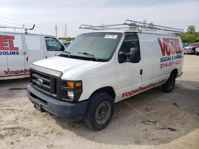 1FTNE1EWXCDB36028 - 2012 FORD ECONOLINE E150 VAN WHITE photo 1