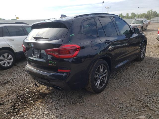 5UXTS3C55KLR73603 - 2019 BMW X3 XDRIVEM40I BLUE photo 4
