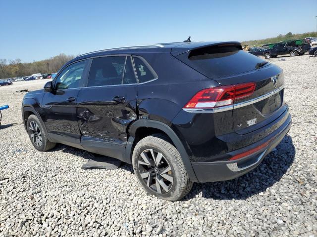 1V2LC2CA2MC208274 - 2021 VOLKSWAGEN ATLAS CROS SE Czarny zdjęcie 2