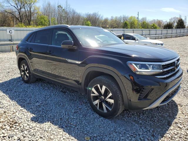 1V2LC2CA2MC208274 - 2021 VOLKSWAGEN ATLAS CROS SE Czarny zdjęcie 4