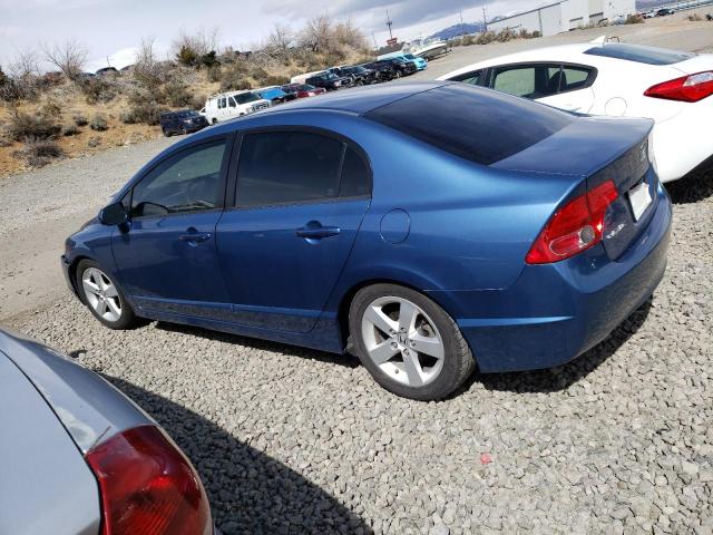 1HGFA16828L085591 - 2008 HONDA CIVIC EX BLUE photo 2