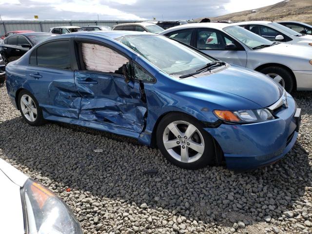 1HGFA16828L085591 - 2008 HONDA CIVIC EX BLUE photo 4