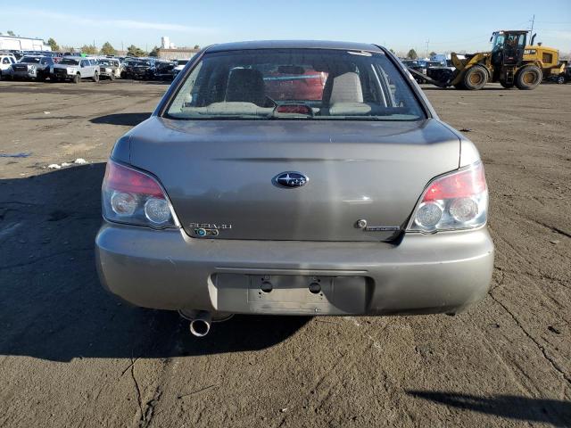 JF1GD67656G526324 - 2006 SUBARU IMPREZA 2.5I GRAY photo 6