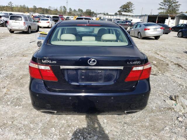 JTHBL46F675021269 - 2007 LEXUS LS 460 BLUE photo 6