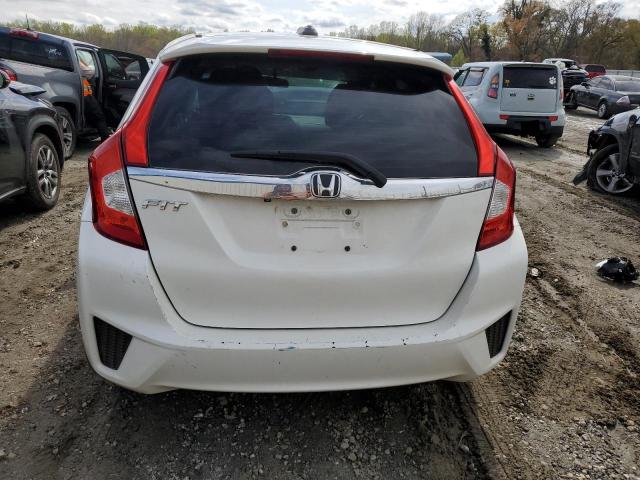 3HGGK5H86FM785731 - 2015 HONDA FIT EX WHITE photo 6