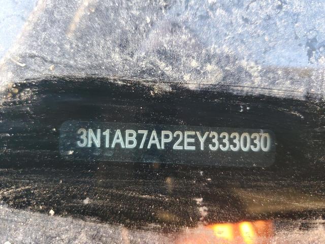 3N1AB7AP2EY333030 - 2014 NISSAN SENTRA S BLACK photo 12