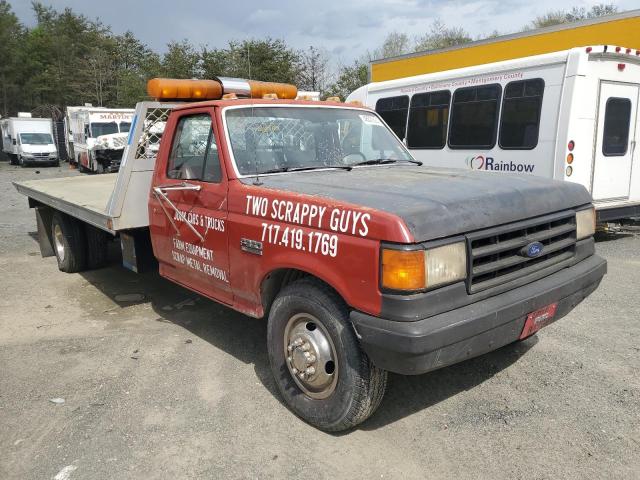 1FDKF3717HNA68684 - 1987 FORD F350 BURGUNDY photo 1