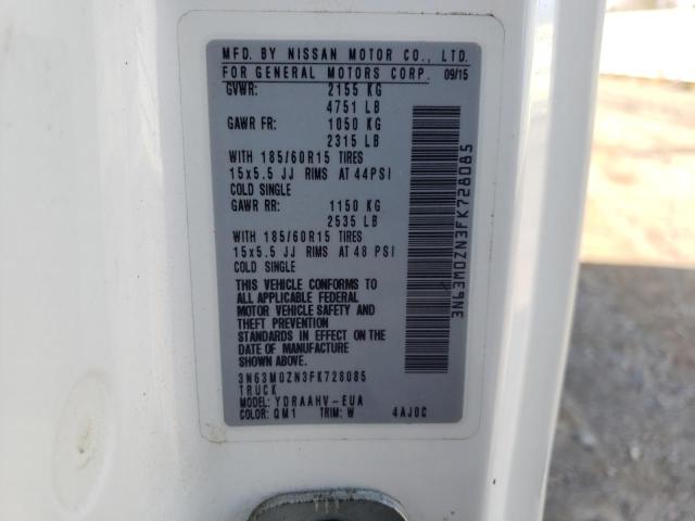 3N63M0ZN3FK728085 - 2015 CHEVROLET CITY EXPRE LT 白色 照片 13