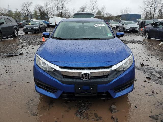 2HGFC2F70JH607483 - 2018 HONDA CIVIC EX BLUE photo 5