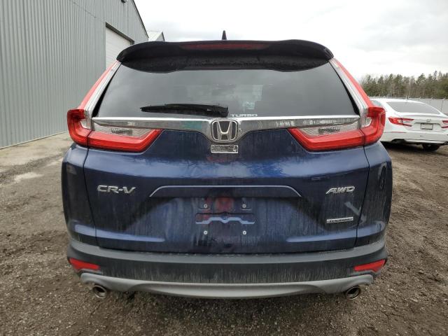 2HKRW2H95KH104994 - 2019 HONDA CR-V TOURING BLUE photo 6