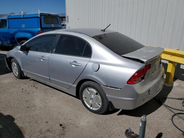 JHMFA36248S011597 - 2008 HONDA CIVIC HYBRID SILVER photo 2