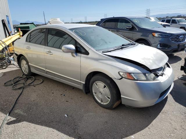 JHMFA36248S011597 - 2008 HONDA CIVIC HYBRID SILVER photo 4