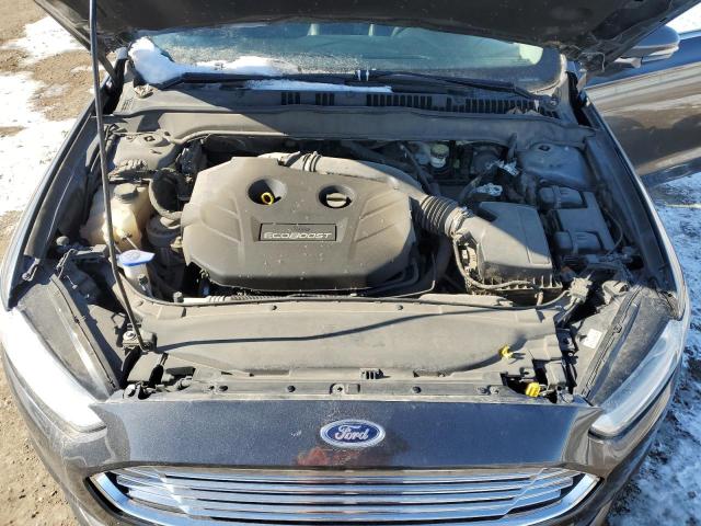 3FA6P0T96GR328605 - 2016 FORD FUSION SE GRAY photo 11