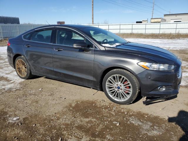 3FA6P0T96GR328605 - 2016 FORD FUSION SE GRAY photo 4