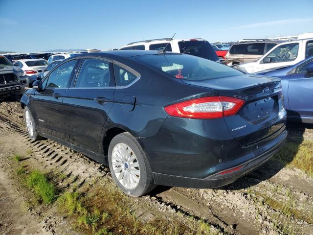 3FA6P0LU0ER393144 - 2014 FORD FUSION SE HYBRID BLACK photo 2