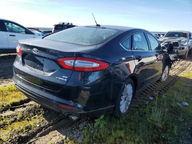 3FA6P0LU0ER393144 - 2014 FORD FUSION SE HYBRID BLACK photo 3