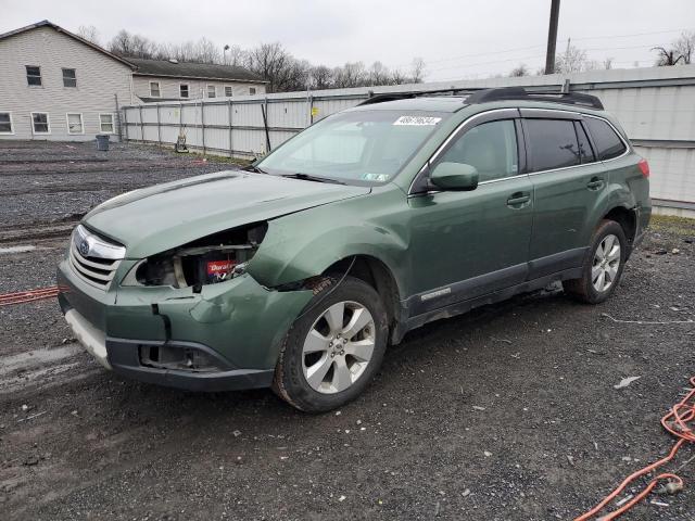 4S4BRBKC1B3436662 - 2011 SUBARU OUTBACK 2.5I LIMITED GREEN photo 1