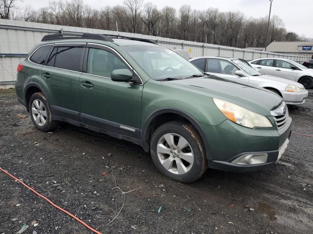 4S4BRBKC1B3436662 - 2011 SUBARU OUTBACK 2.5I LIMITED GREEN photo 4