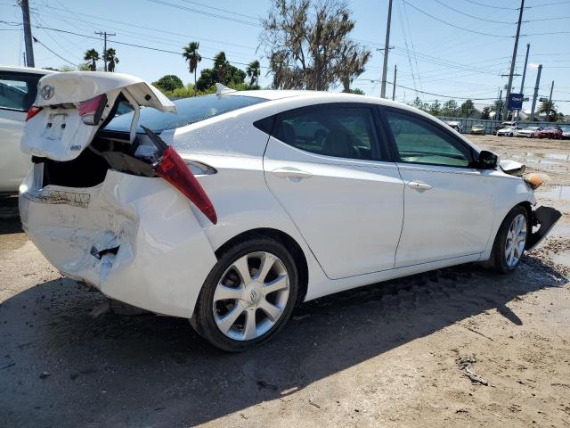 5NPDH4AEXDH187106 - 2013 HYUNDAI ELANTRA GLS WHITE photo 3