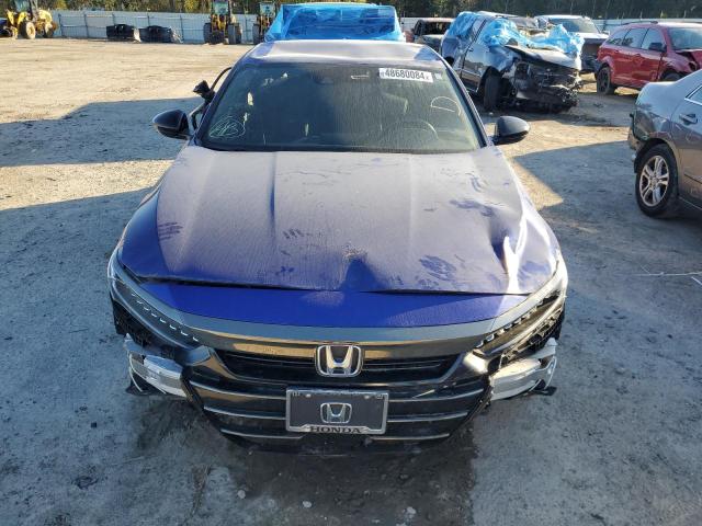 1HGCV1F38NA055210 - 2022 HONDA ACCORD SPORT BLUE photo 5