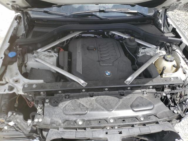 5UXCY6C08M9F03296 - 2021 BMW X6 XDRIVE40I WHITE photo 11