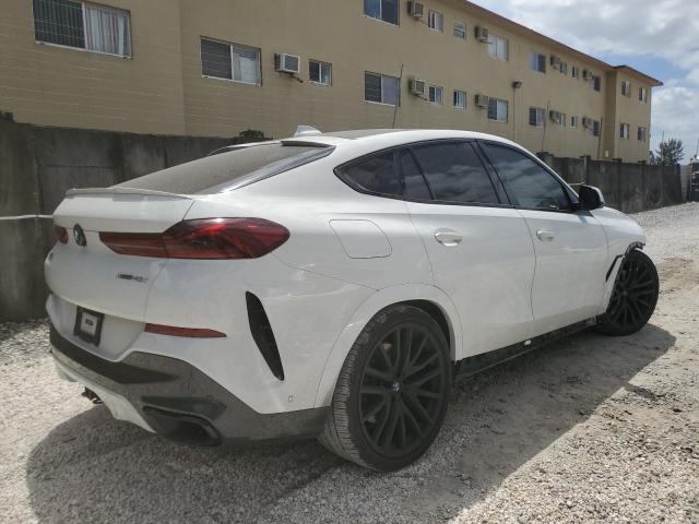 5UXCY6C08M9F03296 - 2021 BMW X6 XDRIVE40I WHITE photo 3