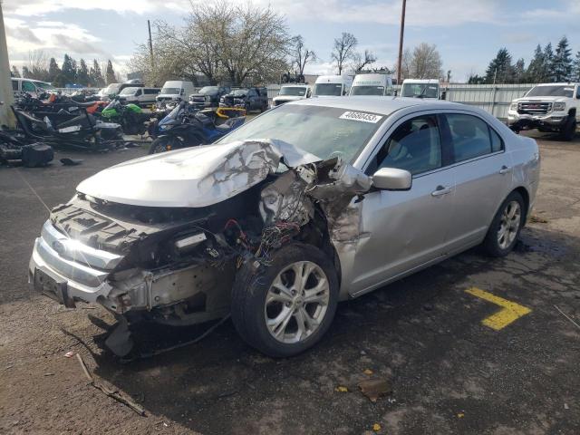 3FAHP0HA4CR171789 - 2012 FORD FUSION SE SILVER photo 1