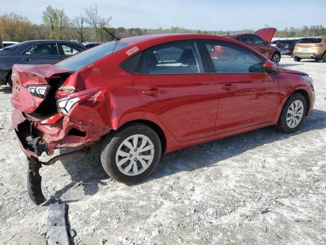 3KPC24A3XJE023981 - 2018 HYUNDAI ACCENT SE RED photo 3