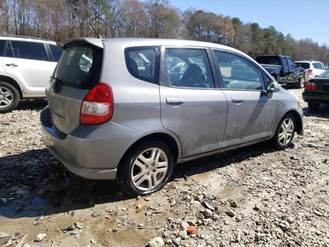 JHMGD38677S063204 - 2007 HONDA FIT S 银色 照片 3