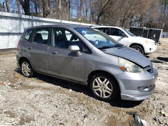 JHMGD38677S063204 - 2007 HONDA FIT S 银色 照片 4