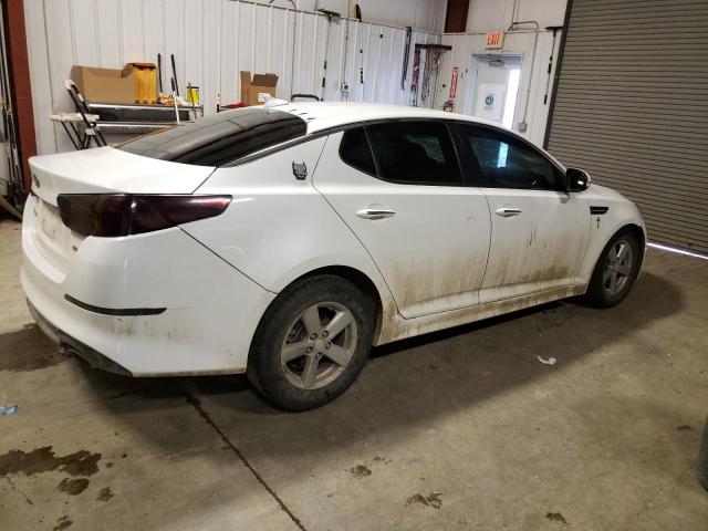 5XXGM4A70FG375626 - 2015 KIA OPTIMA LX WHITE photo 3