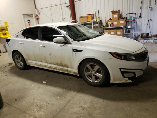 5XXGM4A70FG375626 - 2015 KIA OPTIMA LX WHITE photo 4