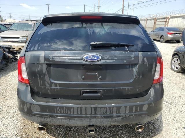 2FMDK4JC3CBA93199 - 2012 FORD EDGE SEL BLACK photo 6