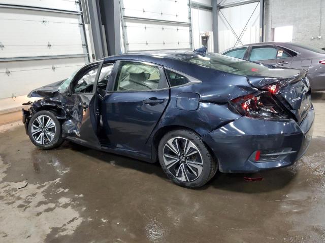 JHMFC1F7XJX012286 - 2018 HONDA CIVIC EXL BLUE photo 2