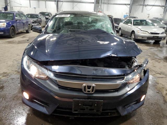 JHMFC1F7XJX012286 - 2018 HONDA CIVIC EXL BLUE photo 5