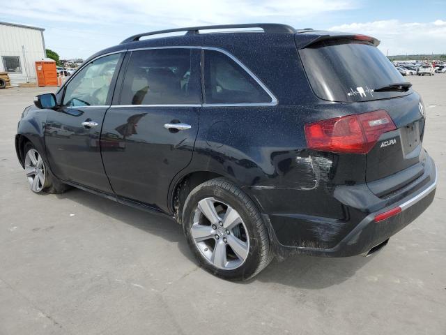 2HNYD2H44CH533652 - 2012 ACURA MDX TECHNOLOGY BLACK photo 2