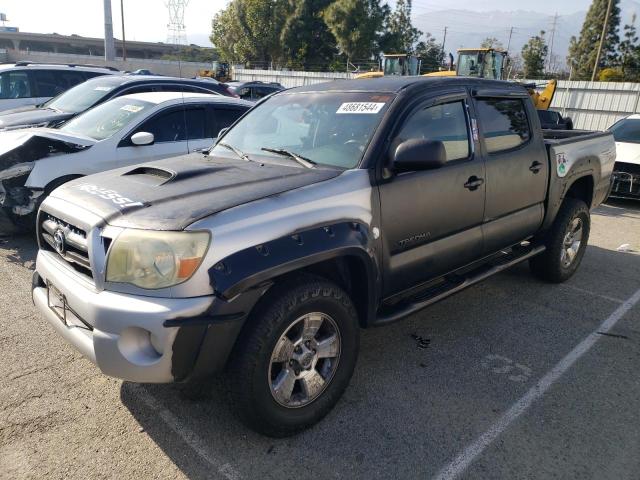 5TELU42N66Z162211 - 2006 TOYOTA TACOMA DOUBLE CAB SILVER photo 1