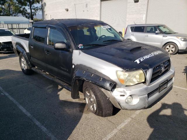 5TELU42N66Z162211 - 2006 TOYOTA TACOMA DOUBLE CAB SILVER photo 4