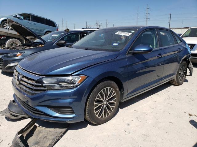 3VWCB7BU6KM210194 - 2019 VOLKSWAGEN JETTA S BLUE photo 1