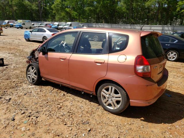 JHMGD38697S055489 - 2007 HONDA FIT S 橙色 照片 2