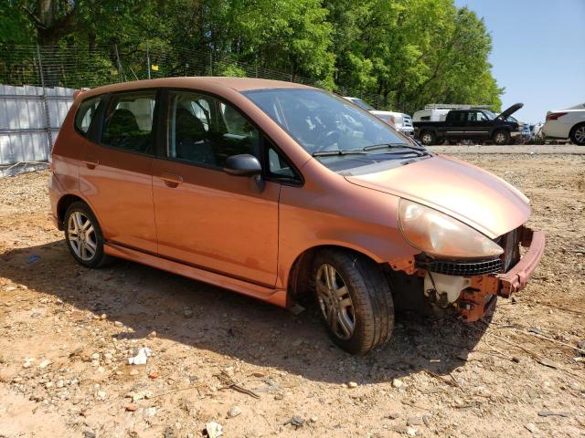 JHMGD38697S055489 - 2007 HONDA FIT S 橙色 照片 4