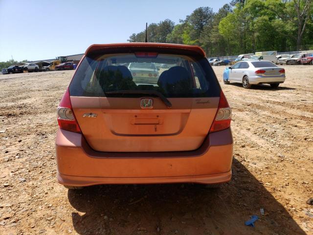 JHMGD38697S055489 - 2007 HONDA FIT S 橙色 照片 6
