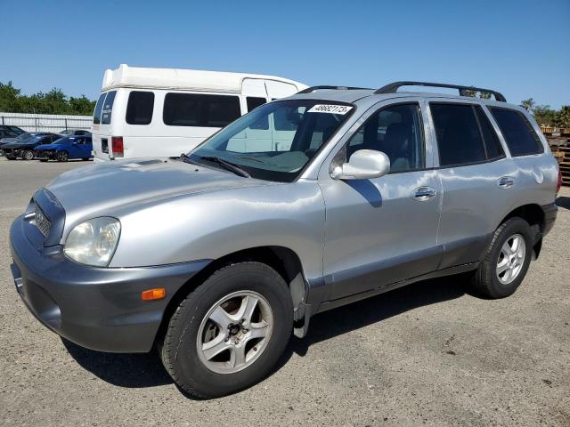 KM8SC13D03U387596 - 2003 HYUNDAI SANTA FE GLS SILVER photo 1