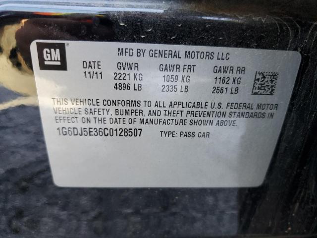 1G6DJ5E36C0128507 - 2012 CADILLAC CTS PERFORMANCE COLLECTION Siyah fotoğraf 12