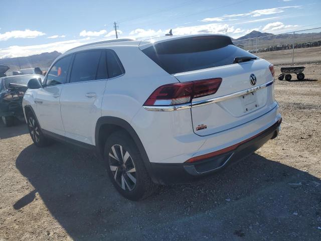 1V23C2CA2LC201386 - 2020 VOLKSWAGEN ATLAS CROS SE Blanc photo 2