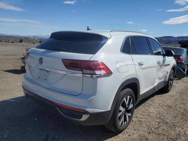 1V23C2CA2LC201386 - 2020 VOLKSWAGEN ATLAS CROS SE Blanc photo 3